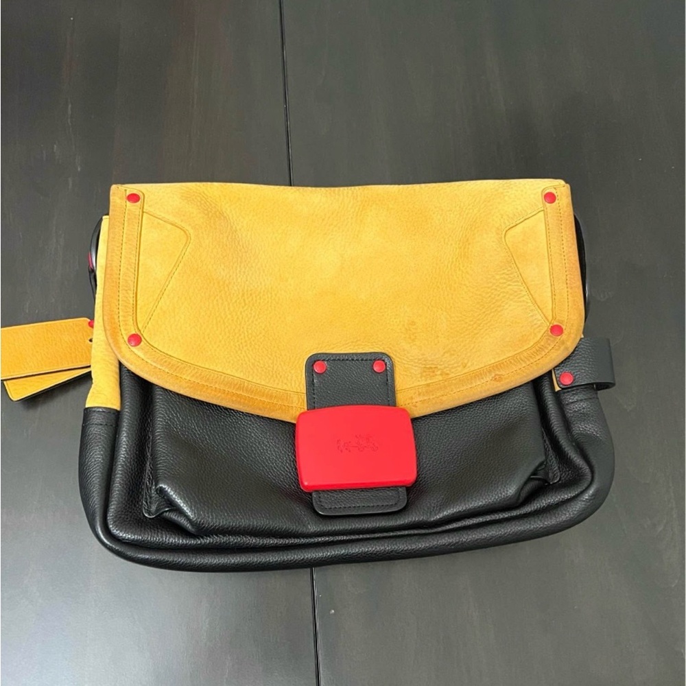 Coach Yellow and Black  Bag
